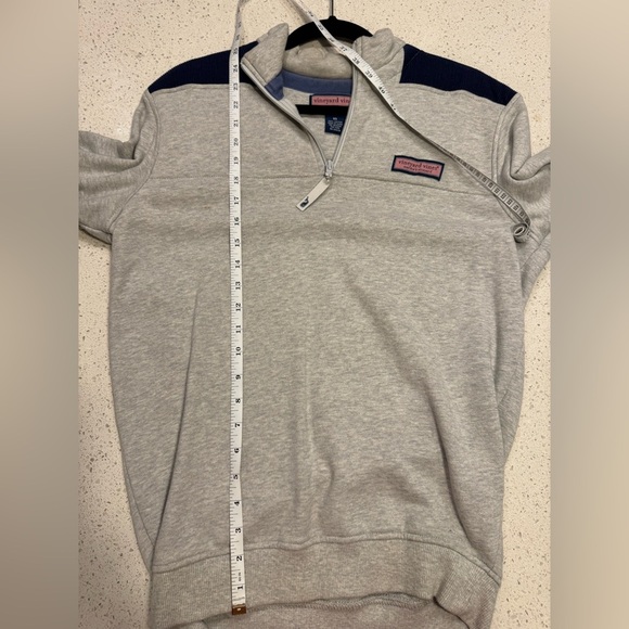 Vineyard Vines Men XS 1/4 Zip Pullover sweater Grey - Picture 8 of 8